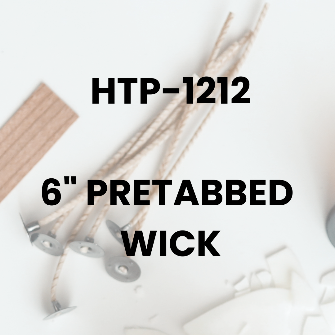 HTP 1212 6" Pretabbed Wick