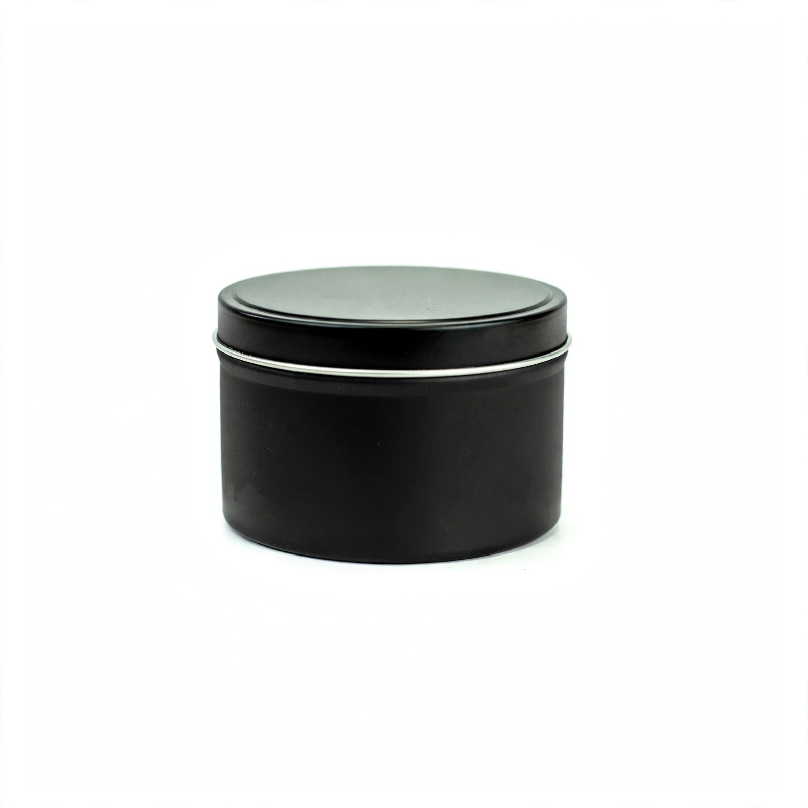 8 oz Matte Black Tins w/ Feet