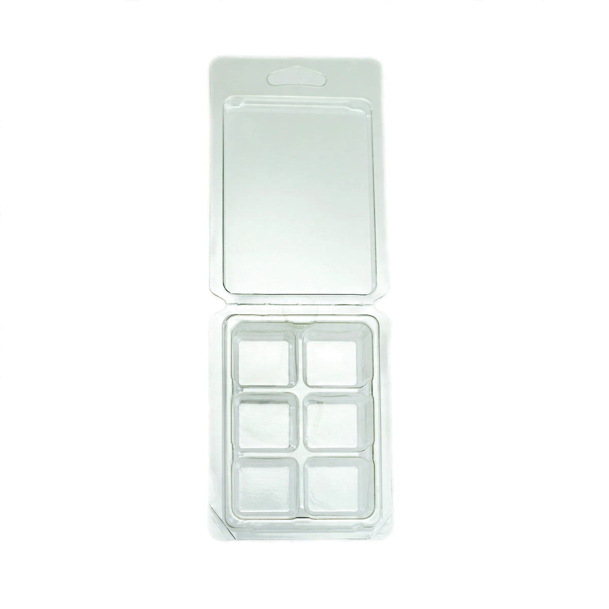 Standard 6-Cavity Wax Melt Clamshell
