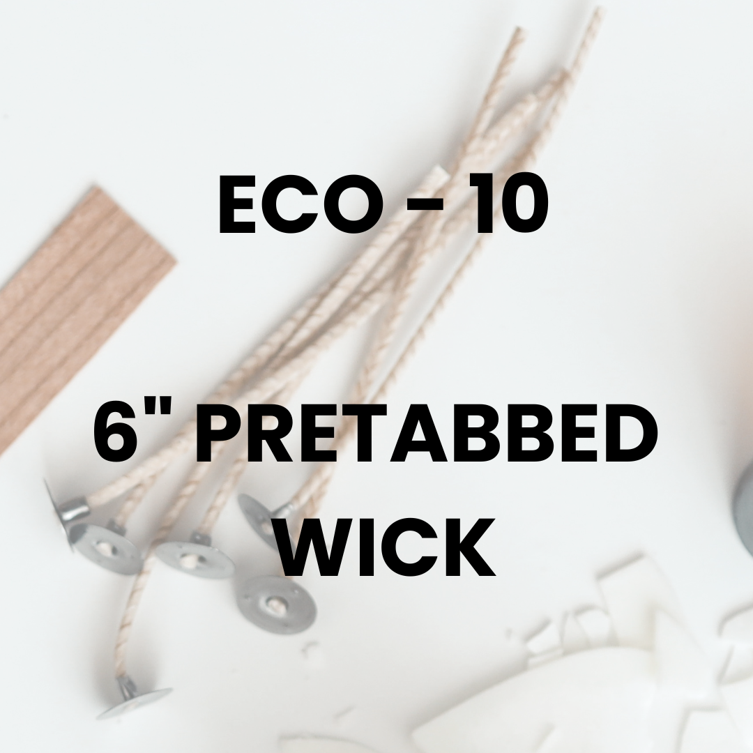 ECO - 10 6" Pretabbed Wick