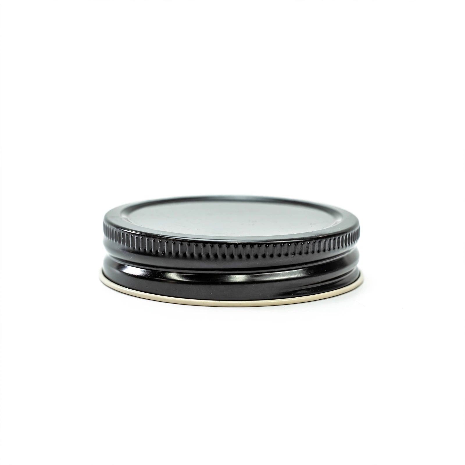 70G Black Threaded Lids with Plastisol Liner