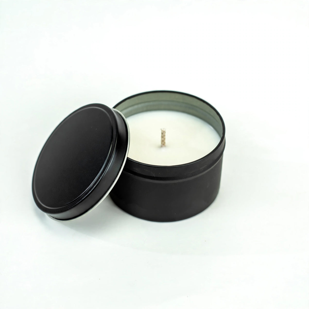 8 oz Matte Black Tins w/ Feet
